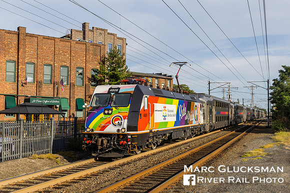 NJT Train 7252, NJTR 4609, Red Bank, New Jersey