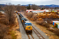 NYSW SU-100, CSXT 9037, Wist Lumber, Deposit, New York