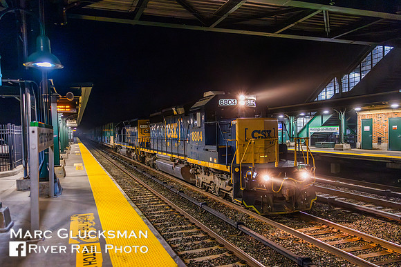 CSX M702-08, CSXT 8804, Hastings-On-Hudson, New York