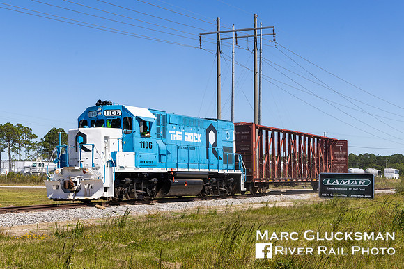 Rock Island Rail, RILX 1106, Gulfport, Mississippi