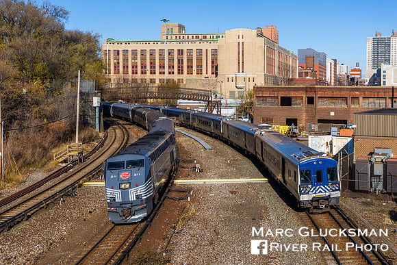 MNR Employee Holiday Train, MNCW 211, Mott Haven/MO, Bronx, NY
