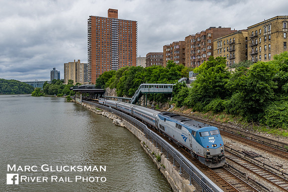 Amtrak Empire Service to Grand Central Terminal, Mott Haven, Bronx, New York
