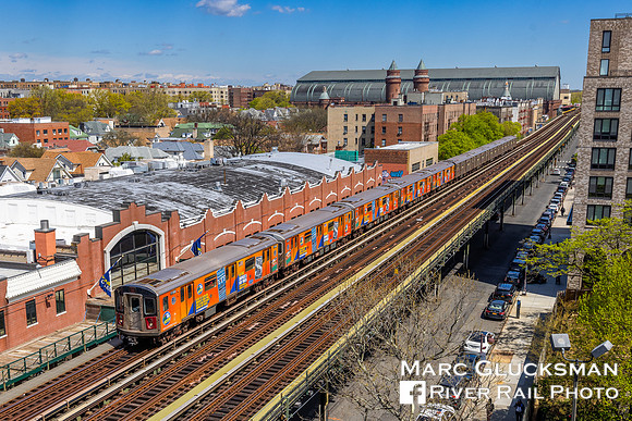 MTA NYCT Subway, "New York State Lottery" Wrap, Bronx, New York