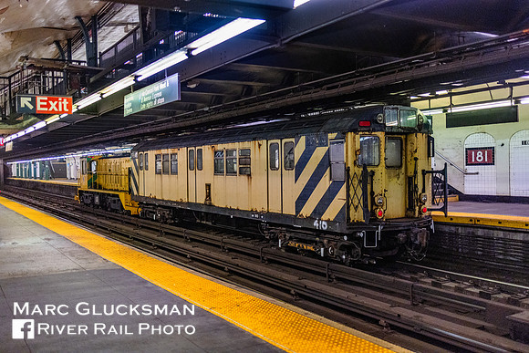 MTA NYCT Subway R-77/50T 896, R-161 RD410, 181 Street, New York, New York