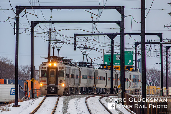South Shore Line Train 202, NICD 106, Gary, Indiana