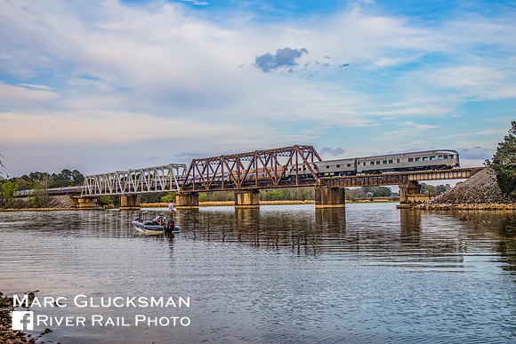 Webb Rail crossing the Coosa River, Riverside, Alabama