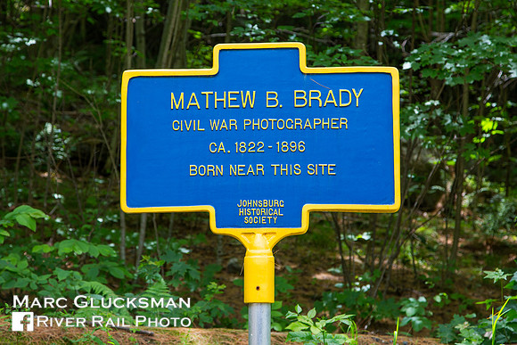 Mathew Brady Birth Place Marker, Johnsburg, New York