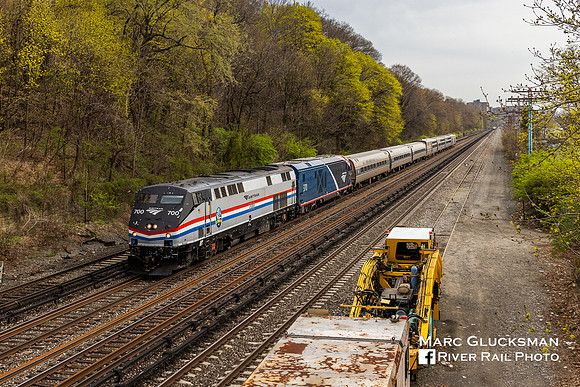 Amtrak 49 AMTK 700 370, Riverdale, Bronx, New York