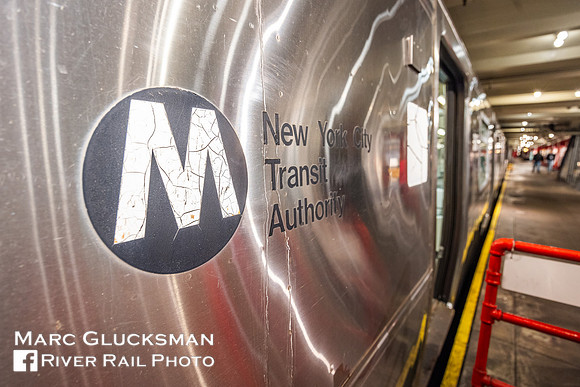 Bombardier R110B in the NYTM, Court Street Station, Brooklyn, New York