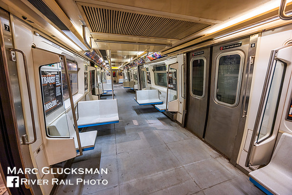 Bombardier R110B in the NYTM, Court Street Station, Brooklyn, New York