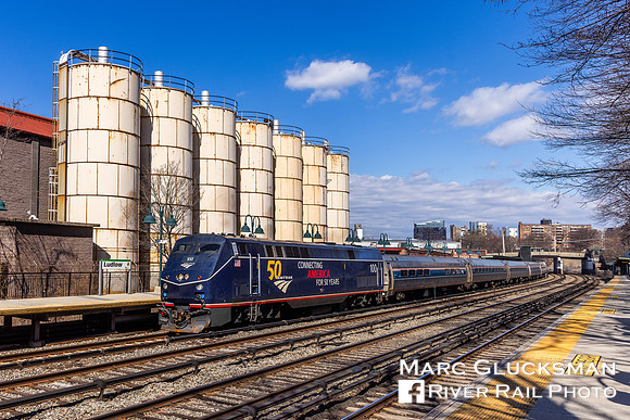 Amtrak 240 AMTK 100, Ludlow, Yonkers, New York