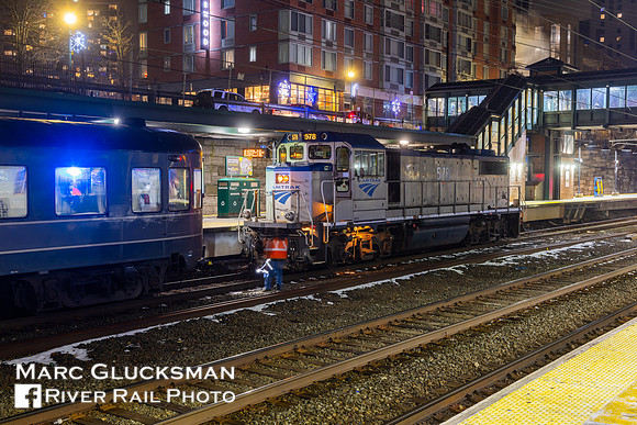 Amtrak MNR URHS Car Move, New Rochelle, New York