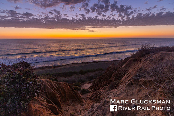 Sunset At Sunset Seat, Del Mar, California