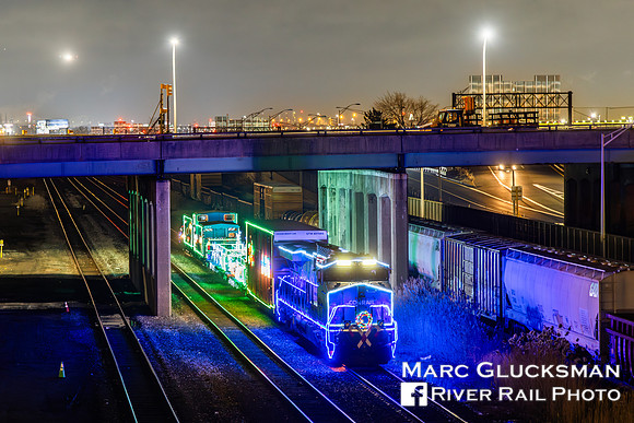 Conrail Annual Holiday Train 2023, Newark, New Jersey