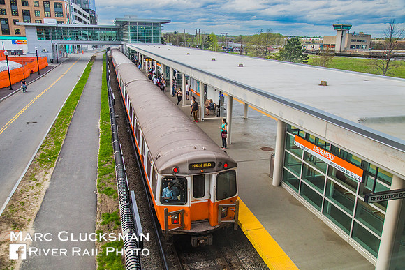 MBTA Orange Line 01200, Assembly, Somerville, Massachusetts