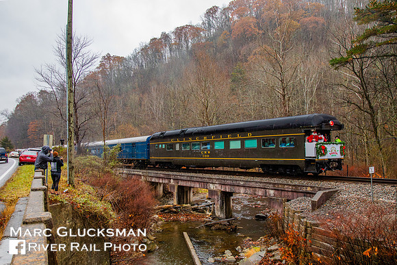 Clinchfield 100, 2019 CSX Santa Train, Lick Creek, Castlewood, Virginia
