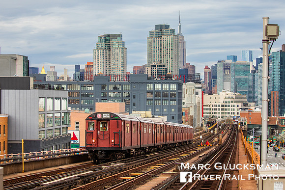 MTA NYCT Subway/NYTM, Baseball Nostalgia Special, R-36, Sunnyside, New York
