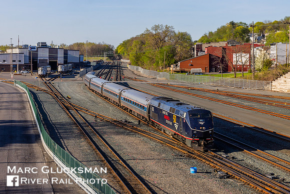 Amtrak 64 (Maple Leaf), AMTK 100, Albany-Rensselaer, New York