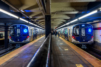 MTA NYCT R211 Meet - NYCT R211T 4050 and R211A 4215, 168 Street Station, New York, New York