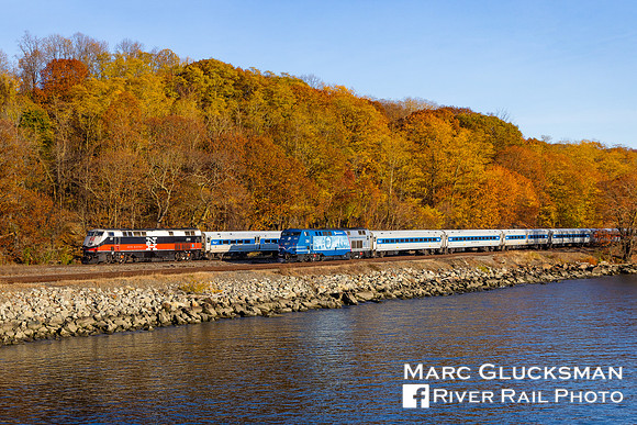 MTA Metro-North Railroad, 230 (New Haven/PC) and 214 (40th Ann/Employee Appreciation), Oscawana, NY
