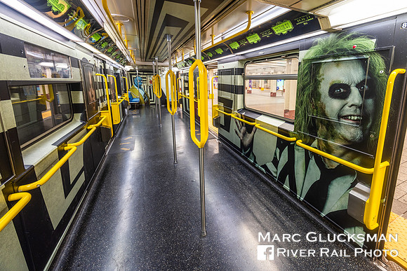 MTA NYCT Subway, Beetlejuice Wrap, Grand Central Shuttle