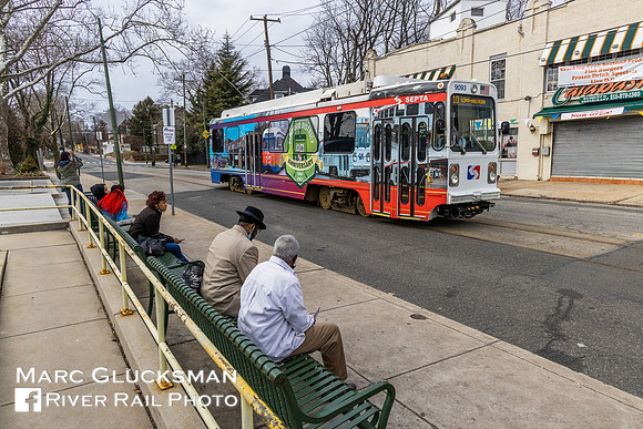 SEPTA SPAX 9093, 63-Malvern Loop, Philadelphia, Pennsylvania