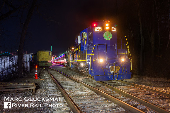 Naugatuck Railroad RMNE, 859, Thomaston, Connecticut