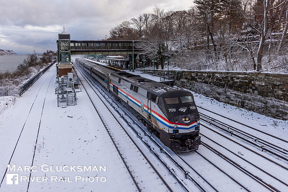 Amtrak 232 AMTK 709, Riverdale, Bronx, New York