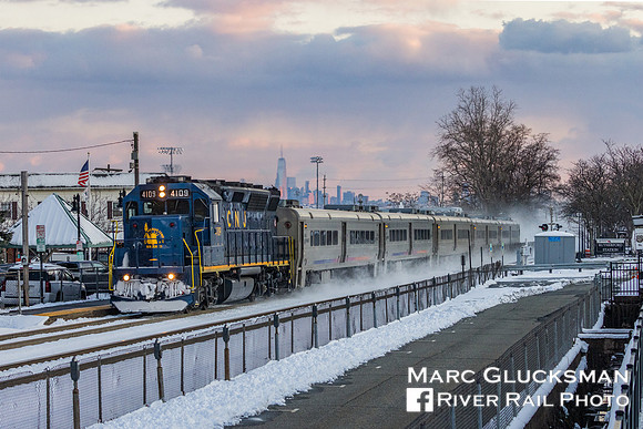 NJ Transit 4109 (CNJ Heritage), Rutherford, NJ