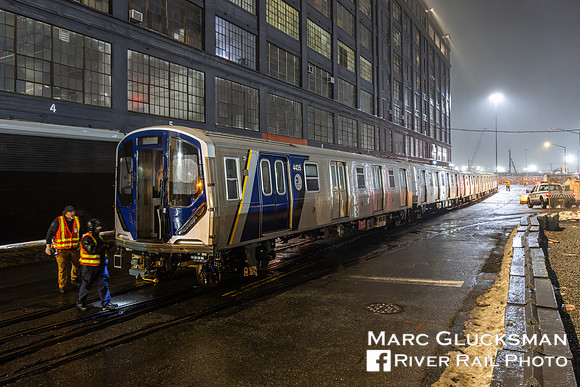 MTA NYCT Subway, R211A Delivery, Brooklyn, NY