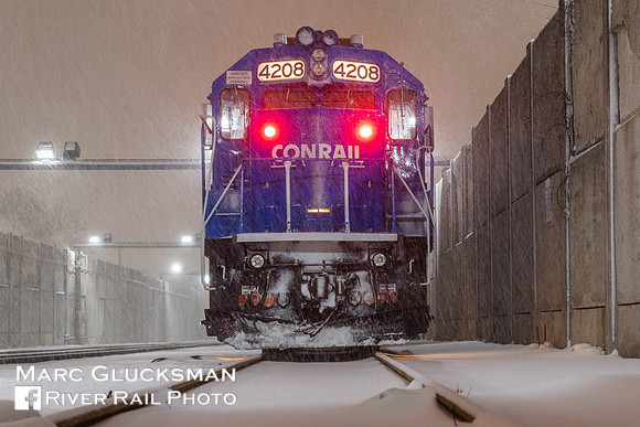 NJTR 4208, Woodbine Yard, Spring Valley, New York
