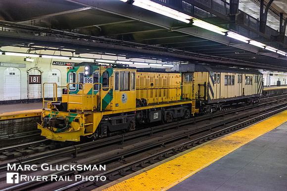 MTA NYCT Subway R-77/50T 896, RD410, 181 Street, New York, New York