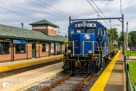 SPAX 61, SEPTA Wire Train, Fox Chase, Philadelphia, Pennsylvania