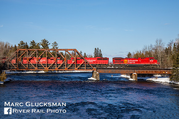 CP Rail Train 250 at Moosehead Lake, Moosehead, Maine