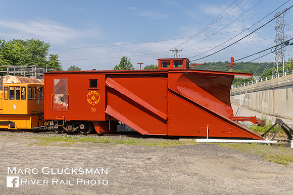 MEC 70 Snow Plow, Naugatuck Railroad RMNE, Thomaston, Connecticut