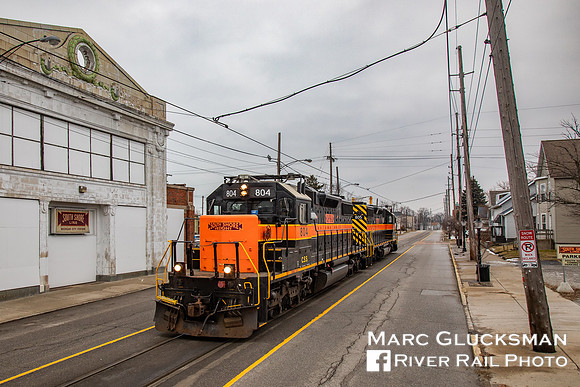 South Shore Freight 804, Michigan City, Indiana